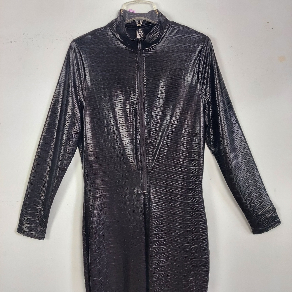 Textured Stretch Jumpsuit By Forplay, Sz 1X